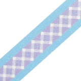 Purple Check Glittery Washi Tape - Paper Mochi