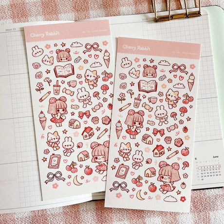 Sketch Doodles Sticker Sheet - Paper Mochi