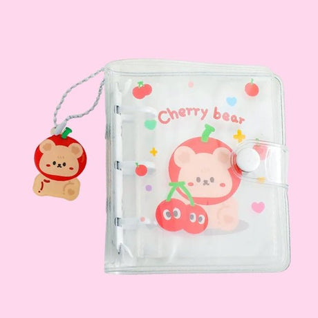Sticker Collection Binder - Cherry Bear - Paper Mochi