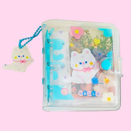 Sticker Collection Binder - Kawaii Cat Blue - Paper Mochi