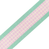 Strawberry Soda Check Glittery Washi Tape - Paper Mochi
