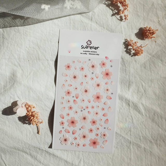 Suatelier Blossom Day Sticker Sheet - Paper Mochi