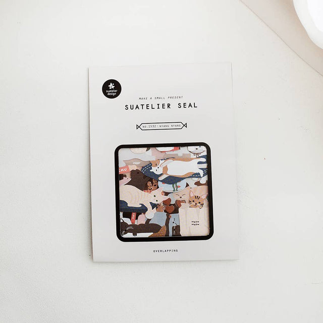 Suatelier Cat Breeds Flake Stickers - Paper Mochi