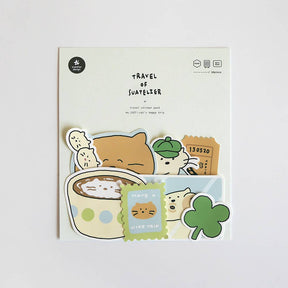 Suatelier Cat's Day Flake Stickers - Paper Mochi
