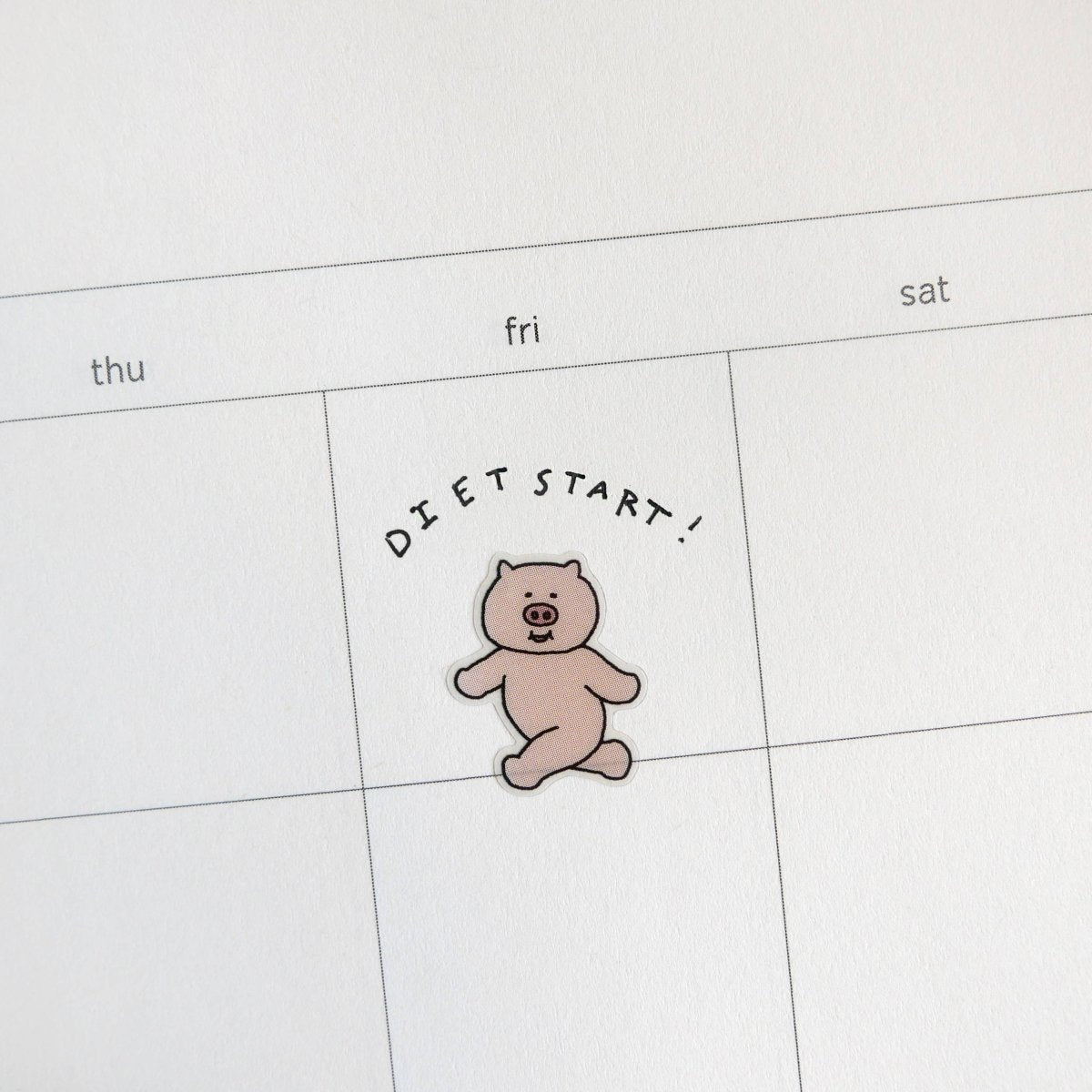Suatelier Character Run Sticker Sheet - Paper Mochi