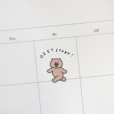 Suatelier Character Run Sticker Sheet - Paper Mochi