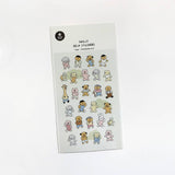 Suatelier Character Run Sticker Sheet - Paper Mochi