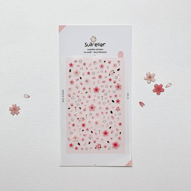 Suatelier Deco Blossom Sticker Sheet - Paper Mochi