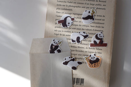 Suatelier Design Baby Panda Flake Stickers - Paper Mochi
