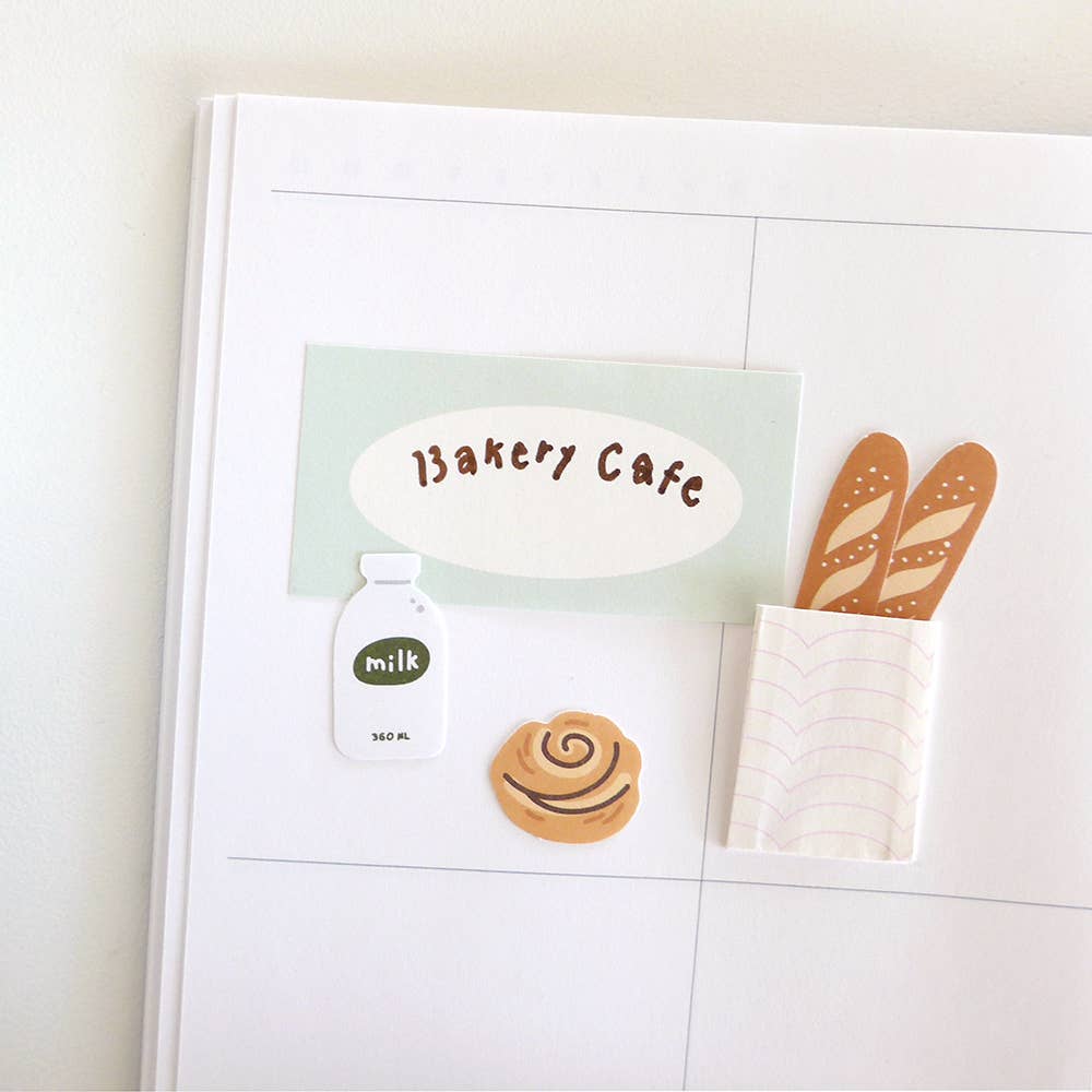 Suatelier Design Bakery Flake Stickers - Paper Mochi