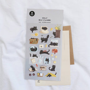 Suatelier Design Cat Life Sticker Sheet - Paper Mochi
