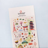 Suatelier Design Daily in Tokyo Stickers - Paper Mochi