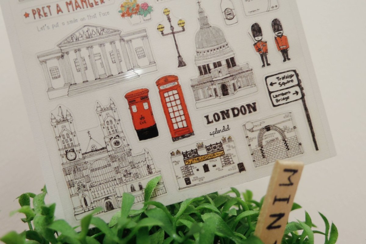 Suatelier Design Days in London Sticker Sheet - Paper Mochi