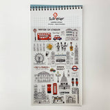 Suatelier Design Days in London Sticker Sheet - Paper Mochi
