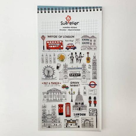 Suatelier Design Days in London Sticker Sheet - Paper Mochi