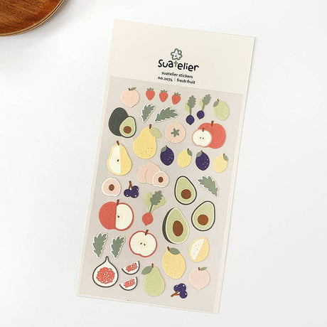 Suatelier Design Fresh Fruit Sticker Sheet - Paper Mochi