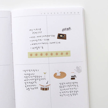 Suatelier Design Jazz Cafe Sticker Sheet - Paper Mochi