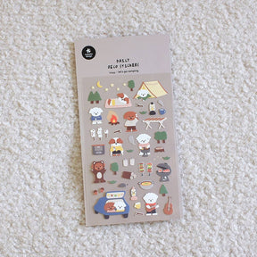 Suatelier Design Let's Go Camping Stickers - Paper Mochi
