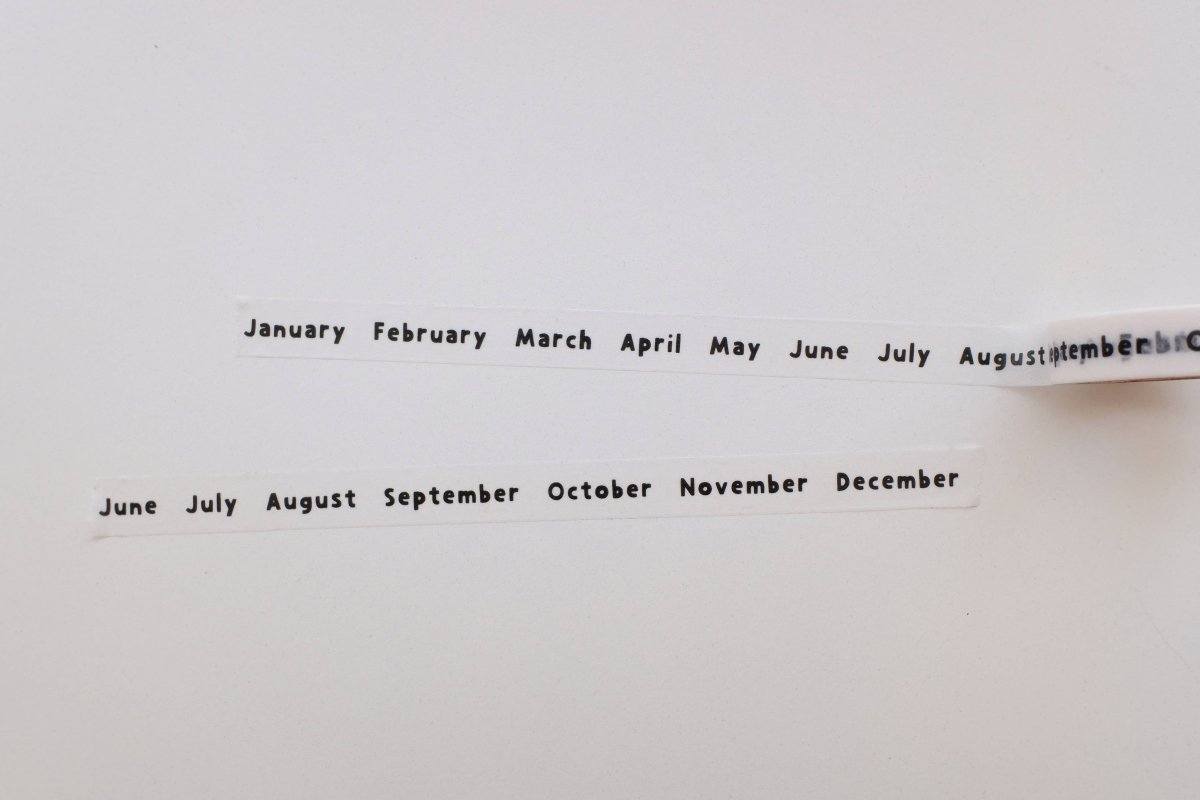 Suatelier Design Lettering Washi Tape - Paper Mochi