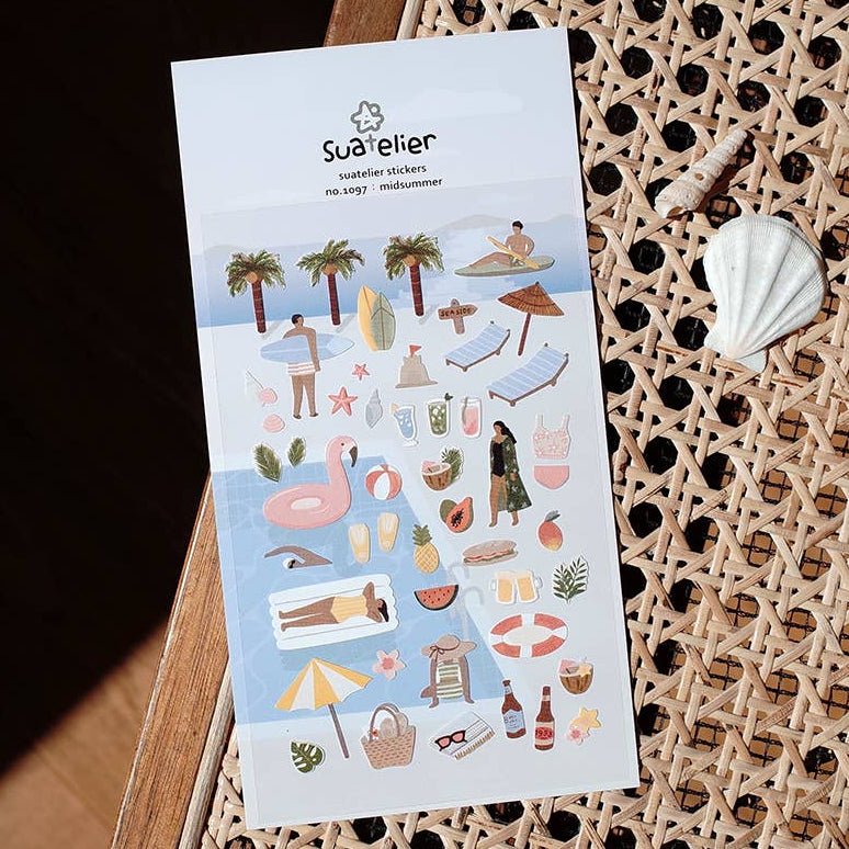 Suatelier Design Midsummer Stickers - Paper Mochi