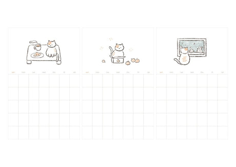 Suatelier Design Monthly Plan Calender Stickers - Paper Mochi