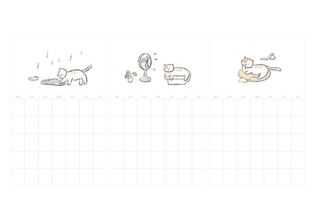 Suatelier Design Monthly Plan Calender Stickers - Paper Mochi