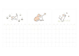 Suatelier Design Monthly Plan Calender Stickers - Paper Mochi