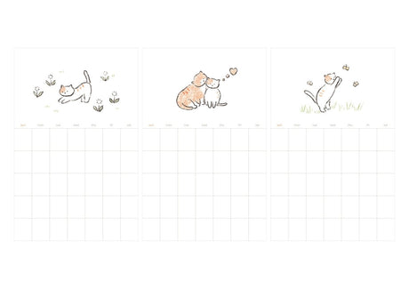 Suatelier Design Monthly Plan Calender Stickers - Paper Mochi