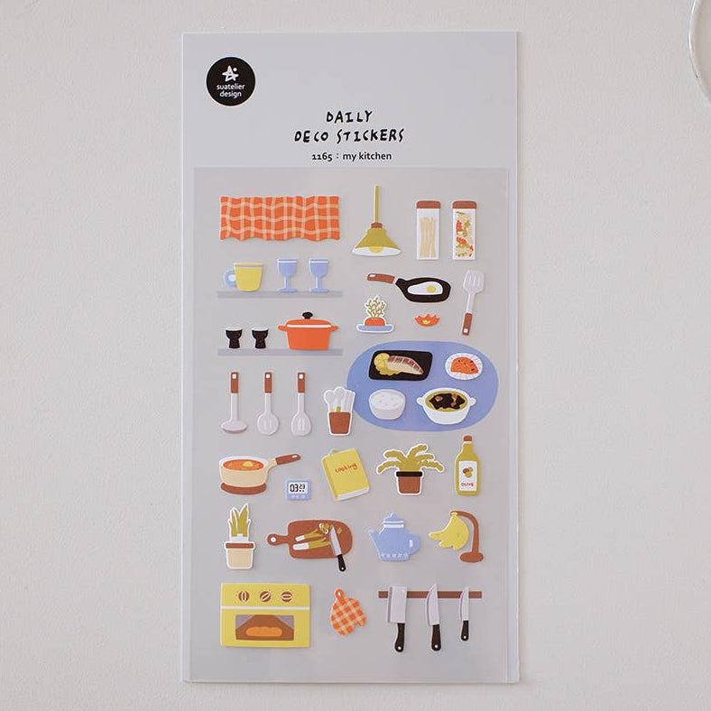 Suatelier Design My kitchen Sticker Sheet - Paper Mochi