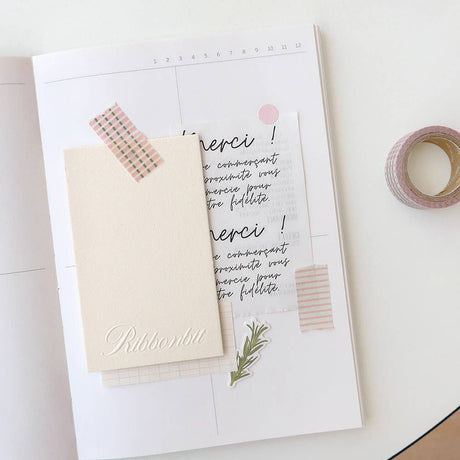 Suatelier Design Pink Pattern Washi Tape - Paper Mochi