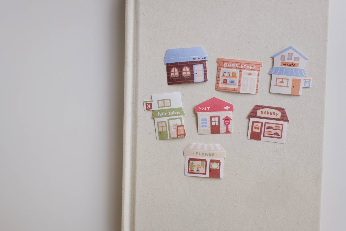 Suatelier Design Shops Flake Stickers - Paper Mochi
