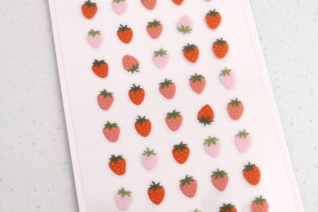 Suatelier Design Strawberry Stickers - Paper Mochi