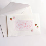 Suatelier Design Strawberry Stickers - Paper Mochi