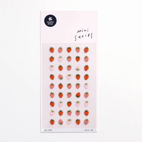 Suatelier Design Strawberry Stickers - Paper Mochi