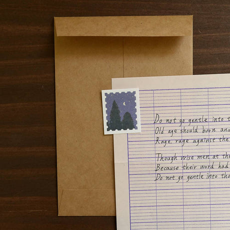Suatelier Design Travel Stamp Flake Stickers - Paper Mochi