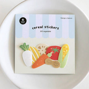 Suatelier Design Vegetable Flake Stickers - Paper Mochi