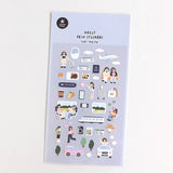 Suatelier Design Vlog Trip Sticker Sheet - Paper Mochi