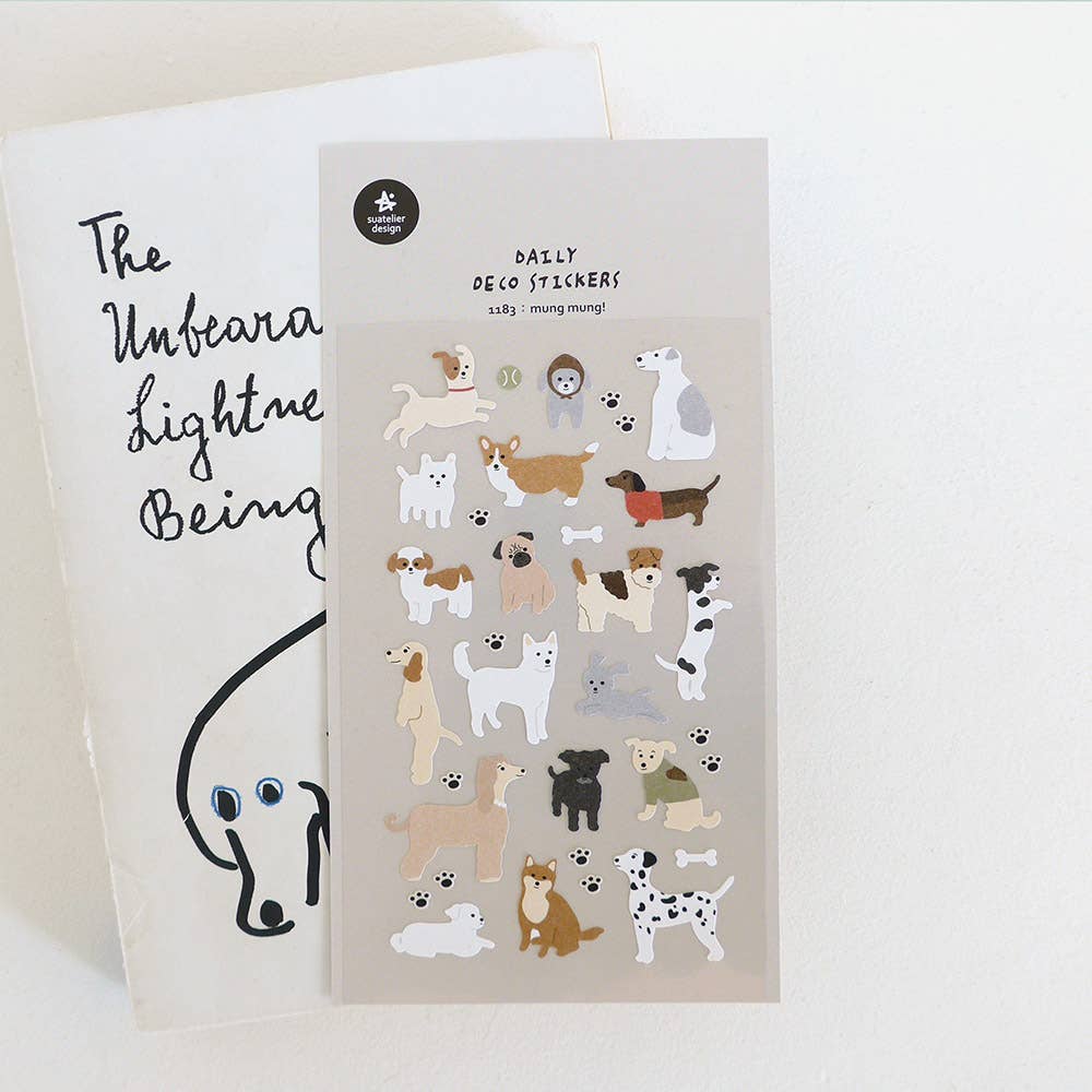 Suatelier Dog Breeds Sticker Sheet - Paper Mochi