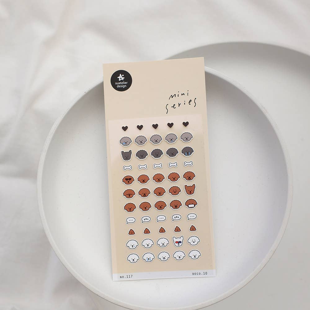 Suatelier Dog Mini Series Sticker Sheet - Paper Mochi