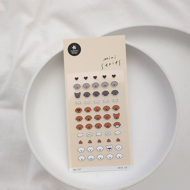 Suatelier Dog Mini Series Sticker Sheet - Paper Mochi