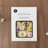 Suatelier Flake Seal Flower Sticker Pack - Paper Mochi