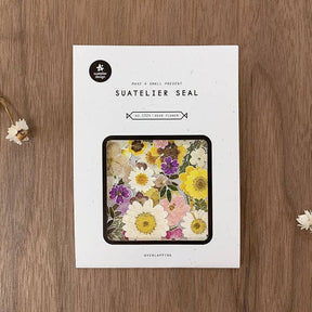 Suatelier Flake Seal Flower Sticker Pack - Paper Mochi