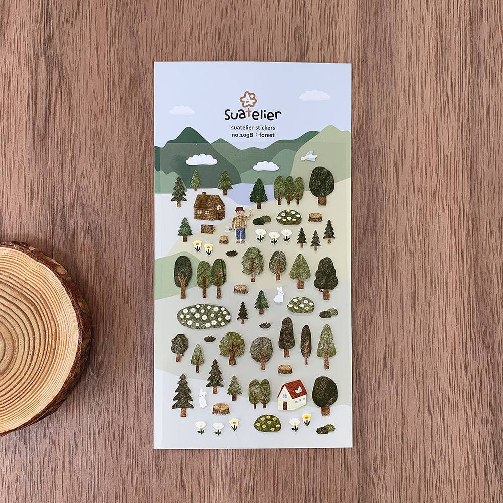 Suatelier Forest Sticker Sheet - Paper Mochi