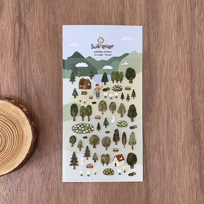 Suatelier Forest Sticker Sheet - Paper Mochi