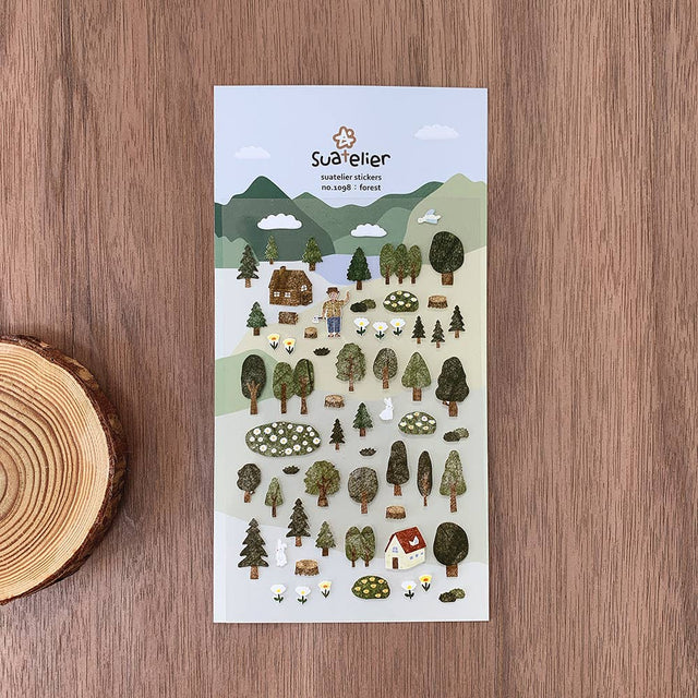 Suatelier Forest Sticker Sheet - Paper Mochi