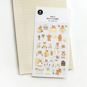 Suatelier Ggumi Home Sticker Sheet - Paper Mochi