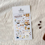 Suatelier I Like Coffee Sticker Sheet - Paper Mochi