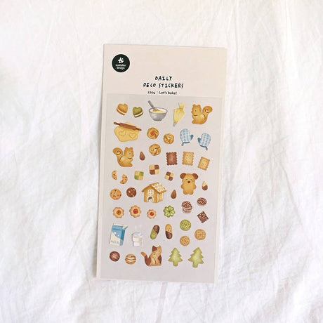 Suatelier Let's Bake Sticker Sheet - Paper Mochi