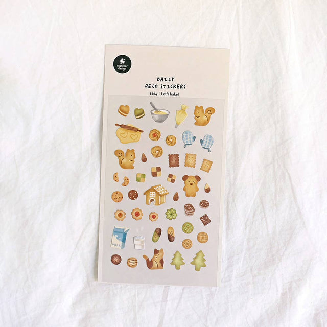 Suatelier Let's Bake Sticker Sheet - Paper Mochi