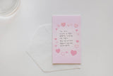 Suatelier Love heart Sticker Sheet - Paper Mochi